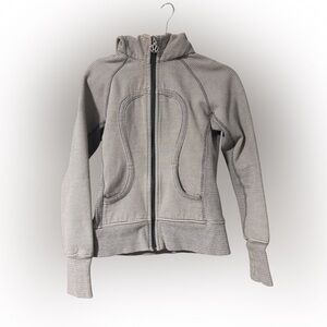 Lululemon Athletica Gray Striped Hoodie